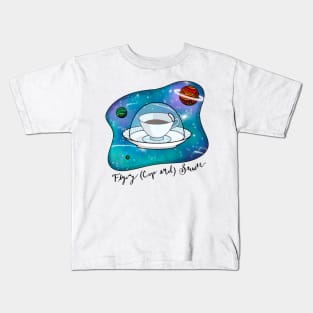 Flying (Cup And) Saucer Kids T-Shirt